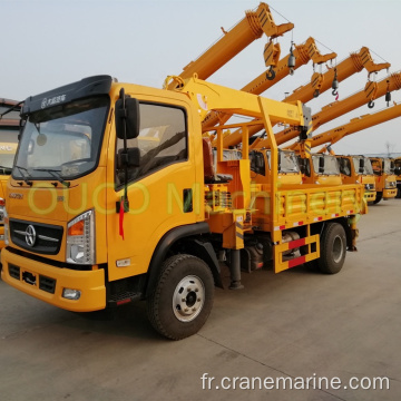 Grue montée sur camion à flèche télescopique rigide pour le fret